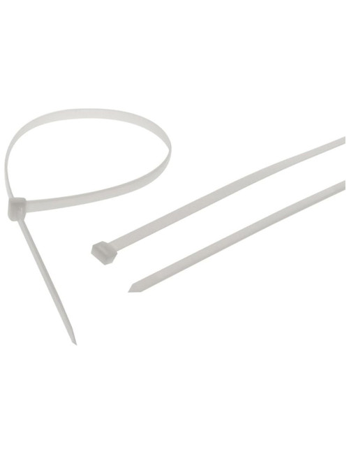 JAS NYLON CABLE TIE WHITE 4.8 X 250 MM 50PCS