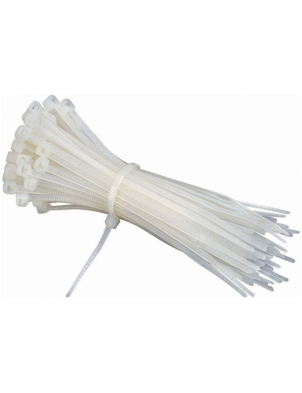 JAS NYLON CABLE TIE WHITE 4.8 X 250 MM 50PCS
