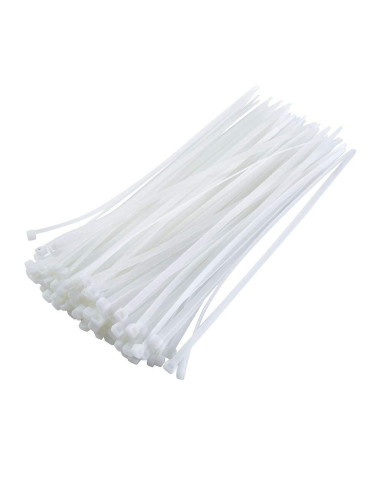 JAS NYLON CABLE TIE WHITE 2.5 X 150 MM 50PCS