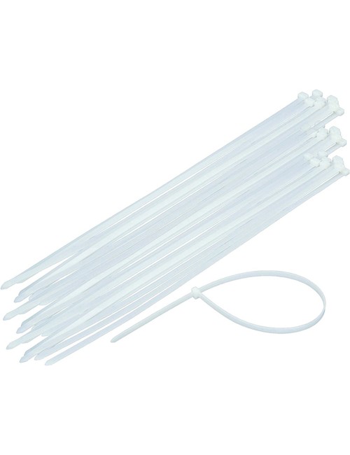 JAS NYLON CABLE TIE WHITE 3.6 X 150 50PCS