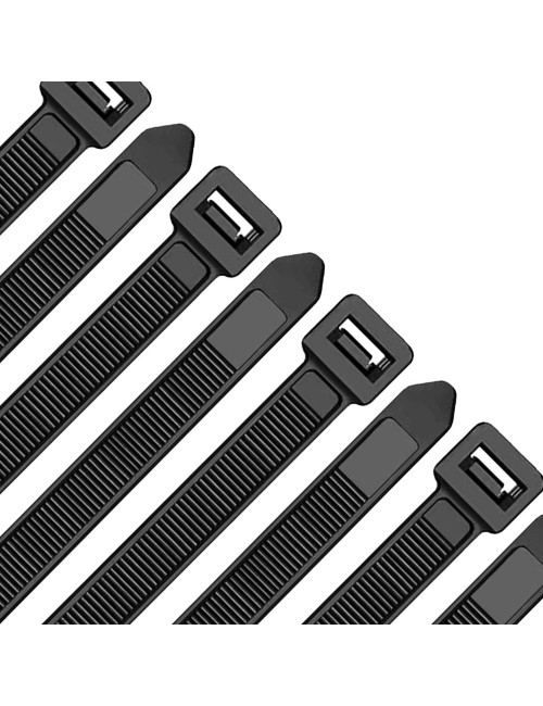 JAS NYLON CABLE TIE BLACK 7.6 X350 MM 50PCS
