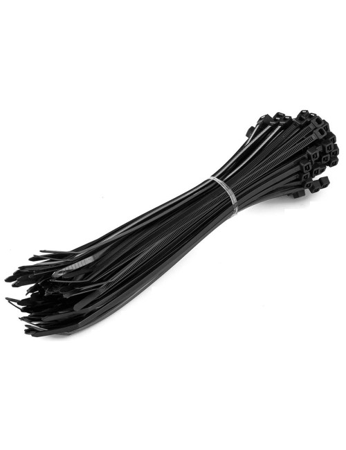 JAS NYLON CABLE TIE BLACK 7.6 X350 MM 50PCS