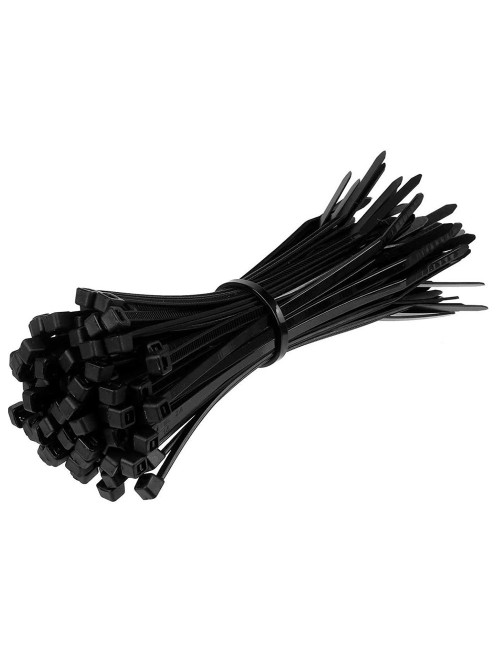 JAS NYLON CABLE TIE BLACK 7.6 X 500 MM 50PCS