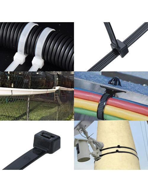 JAS NYLON CABLE TIE BLACK 8.8 X 920 MM 50PCS