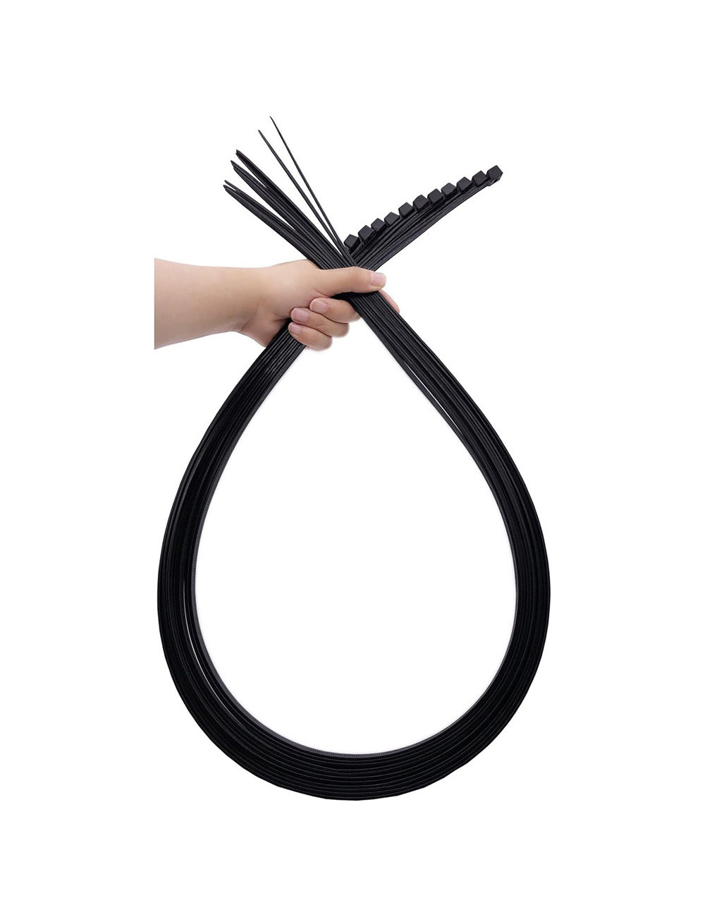 JAS NYLON CABLE TIE BLACK 8.8 X 1200 MM 50PCS