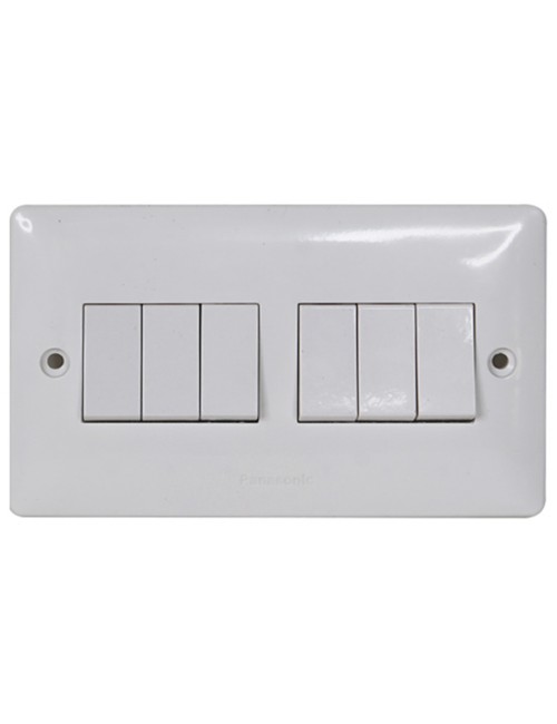 WABA5061-N سويتش 6 دقمة 1 واى Panasonic