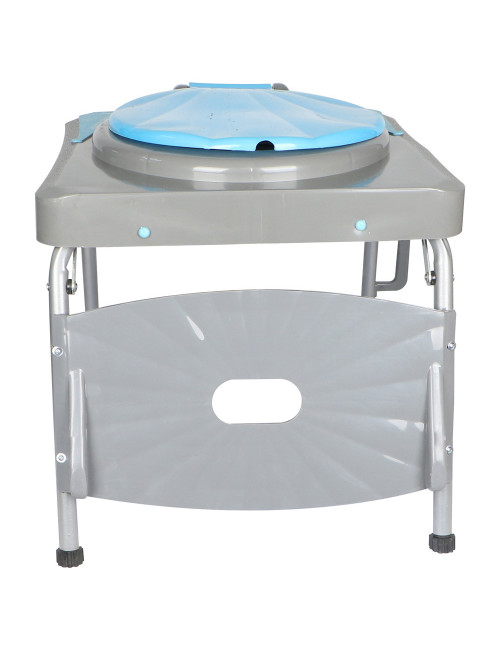 PLASTIC PORTABLE TOILET WITH TRAVEL BAG