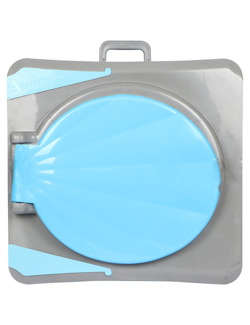 PLASTIC PORTABLE TOILET WITH TRAVEL BAG