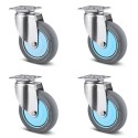 MM201 CASTOR WHEEL 4" 4PCS SET
