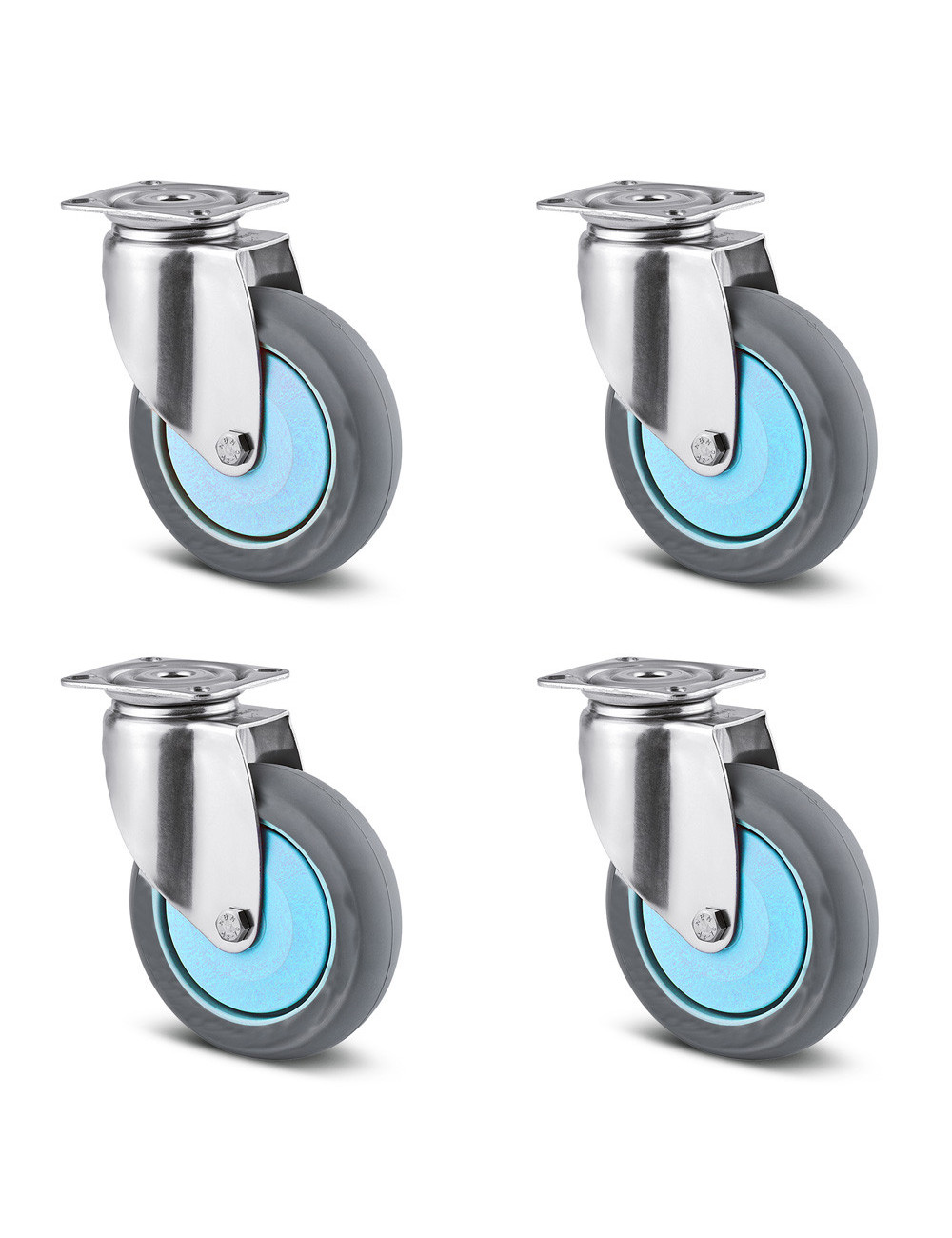 MM201 CASTOR WHEEL 4" 4PCS SET