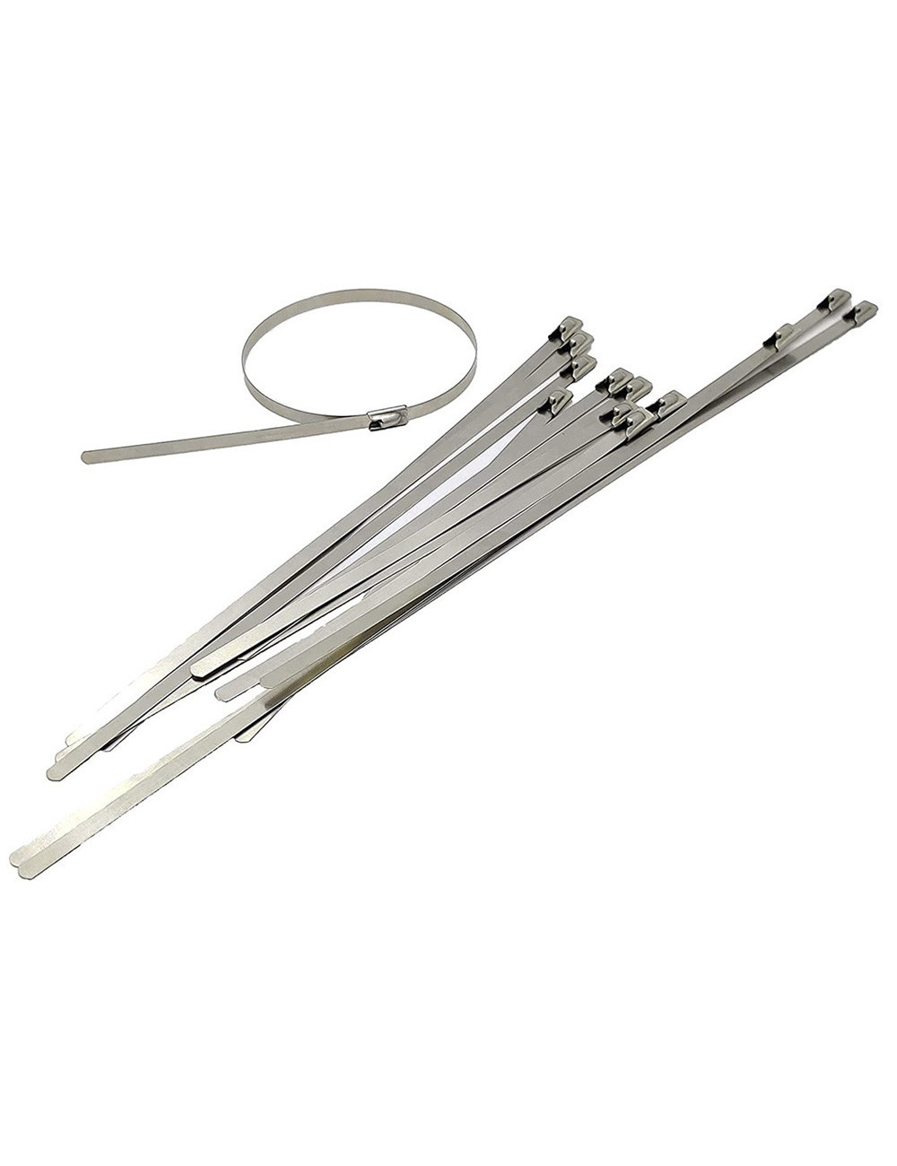 JAS STAINLESS STEEL CABLE TIE W/O COATED 4.6 X 150 MM 50PCS
