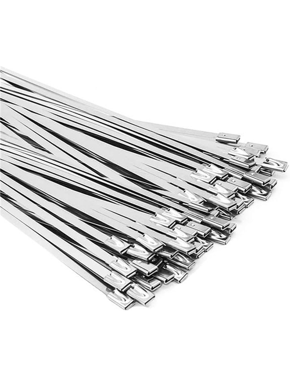 JAS STAINLESS STEEL CABLE TIE W/O COATED 4.6 X 250 MM 50PCS