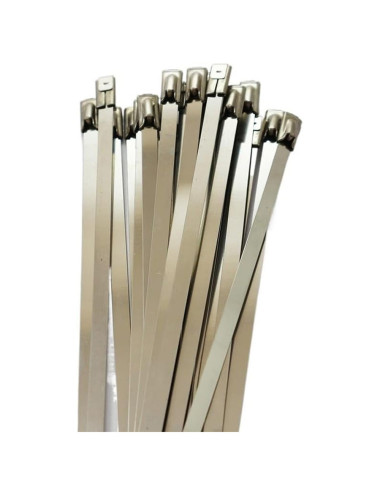 JAS STAINLESS STEEL CABLE TIE W/O COATED 4.6 x 300 MM 50PCS