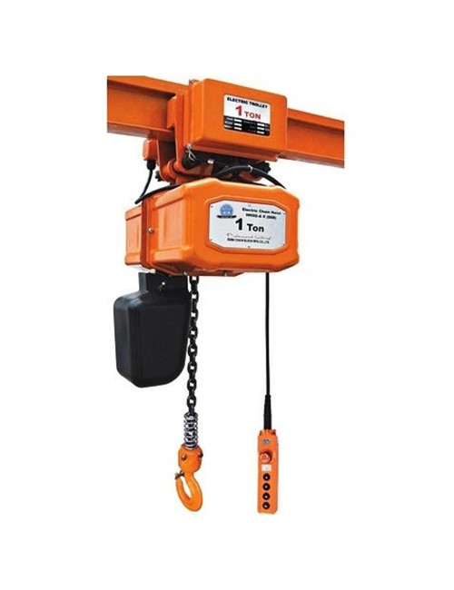 Electric Chain Hoist 240V 1TON x 12MTR H.D - CHN