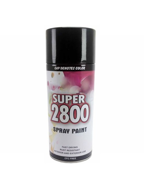 SUPER 2800 NORMAL SPRAY PAINTS 50 BLACK 220 GR 1X12\