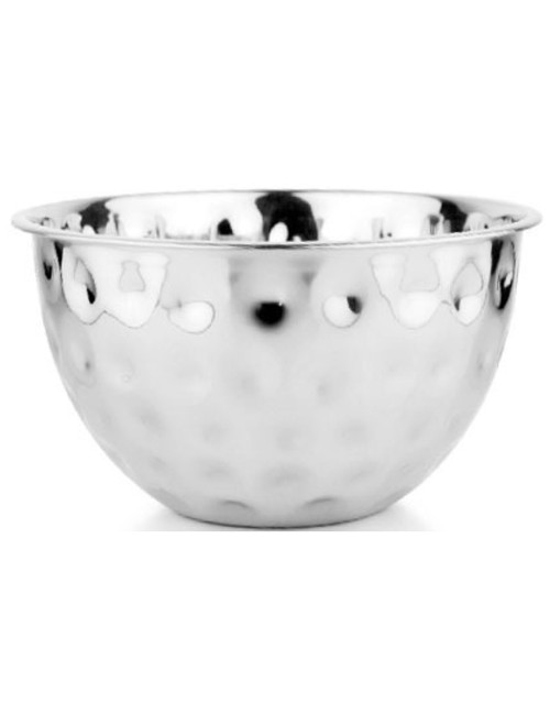 Hammered Stainless Steel Bowl - 12Cm