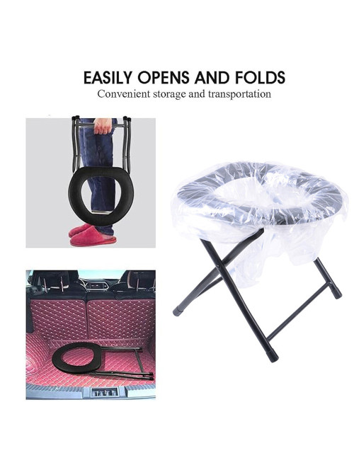 BS-06 PORTABLE MOBILE TOILET BATHROOM STOOL