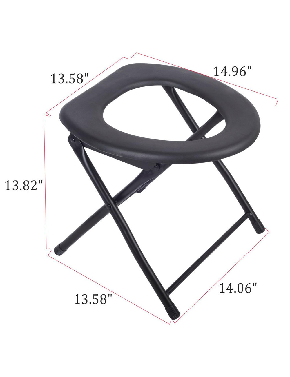 BS-06 PORTABLE MOBILE TOILET BATHROOM STOOL