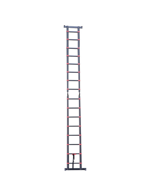 ALUMINIUM TELESCOPIC EXTENSION LADDER 8+8 2.5 -5 MTR