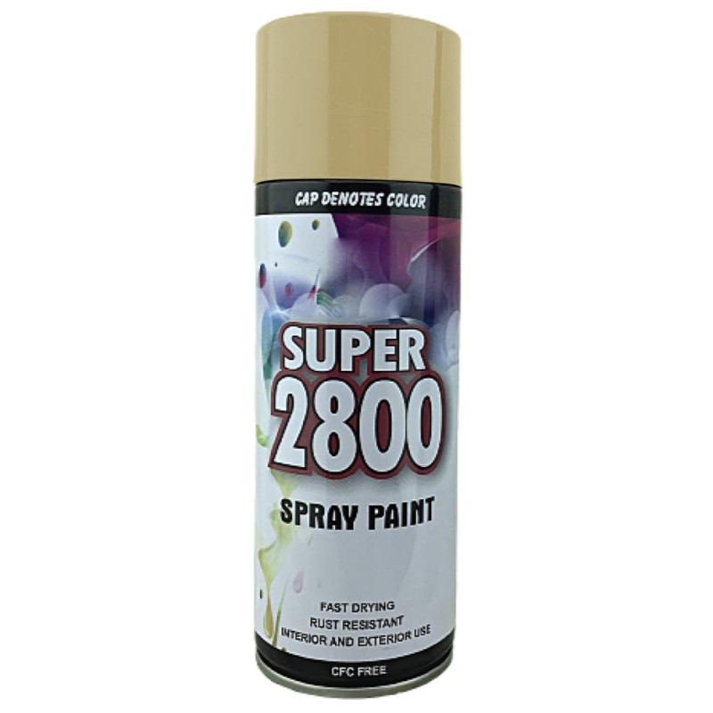 SUPER 2800 NORMAL SPRAY PAINTS 70 BEIGE 220 GR 1X12