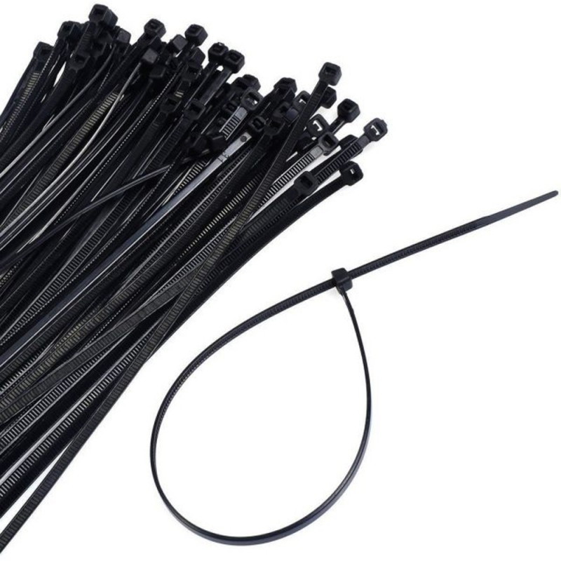 JAS NYLON CABLE TIE BLACK 4.8 X 450 MM 50PCS