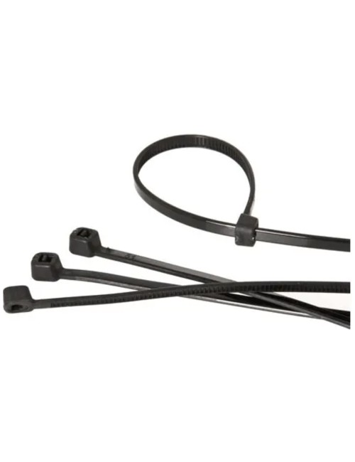 JAS NYLON CABLE TIE BLACK 4.8 X 250 MM 50PCS
