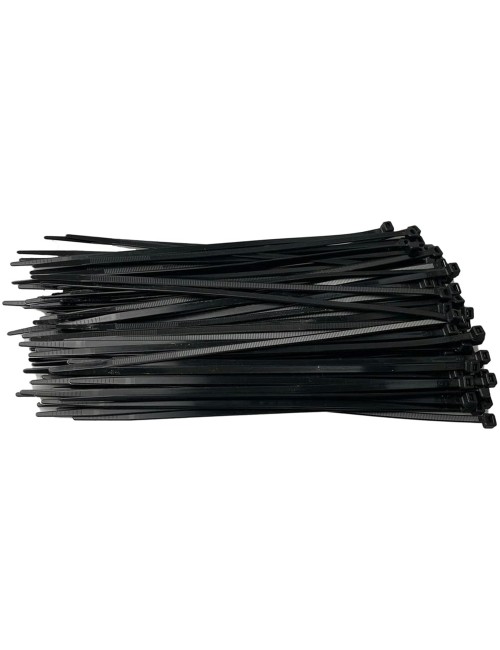 JAS NYLON CABLE TIE BLACK 4.8 X 250 MM 50PCS