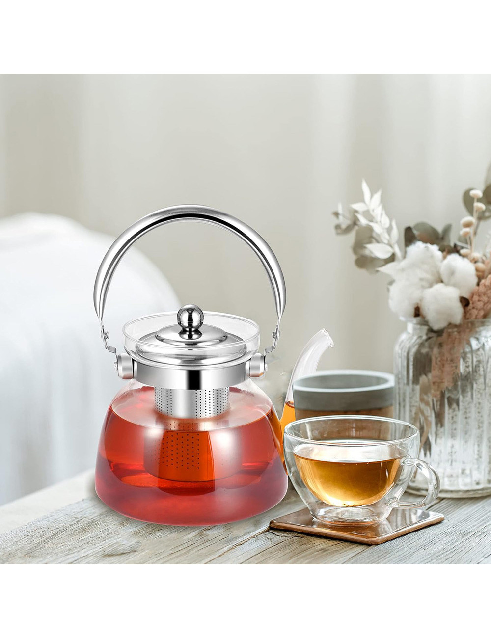 ابريق شاي زجاج-800ML