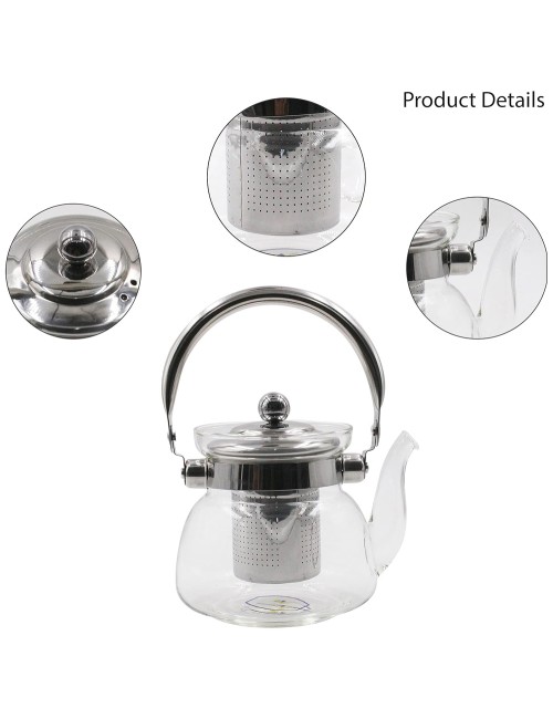 ابريق شاي زجاج-1100ML