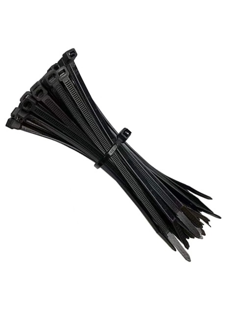 JAS NYLON CABLE TIE BLACK 3.6 X 150 MM 50PCS
