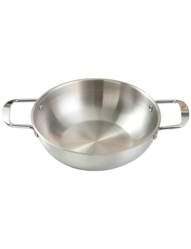 مقلاة ستيل 22سم