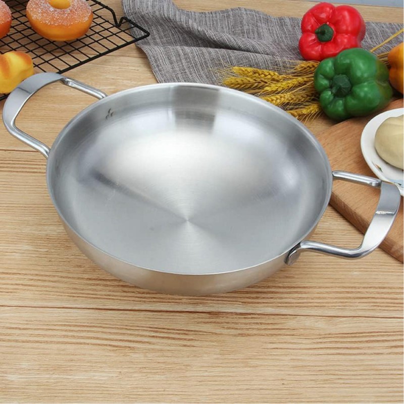 Round Steel Frying Pan - 22Cm