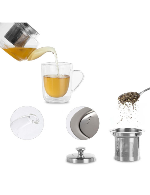 ابريق شاي زجاج-400ML