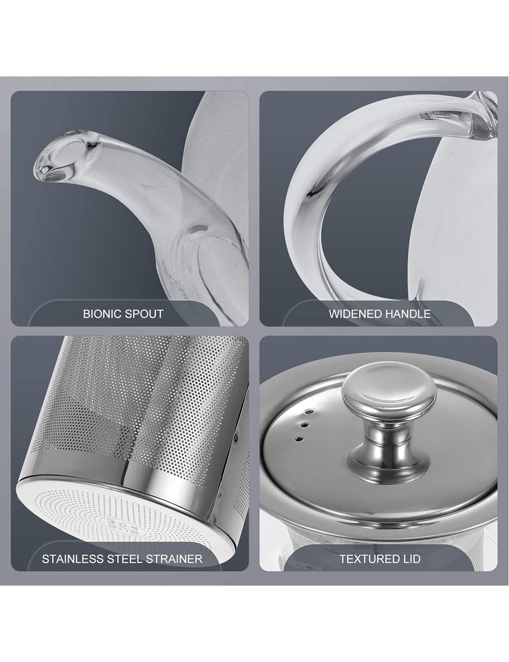 ابريق شاي زجاج-400ML