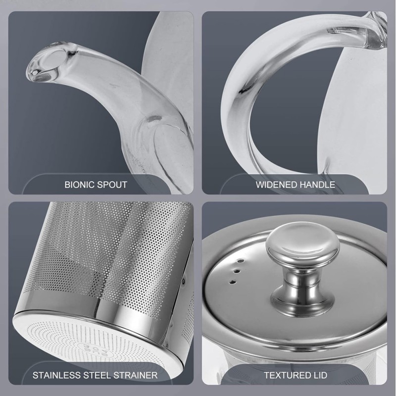 ابريق شاي زجاج-550ML
