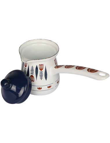 ركوة قهوة ملبس مع غطاء صغير