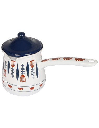 ركوة قهوة ملبس مع غطاء كبير