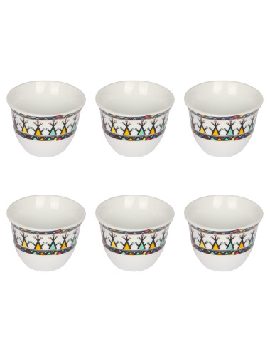 طقم فنجان قهوة عربي 6 حبة