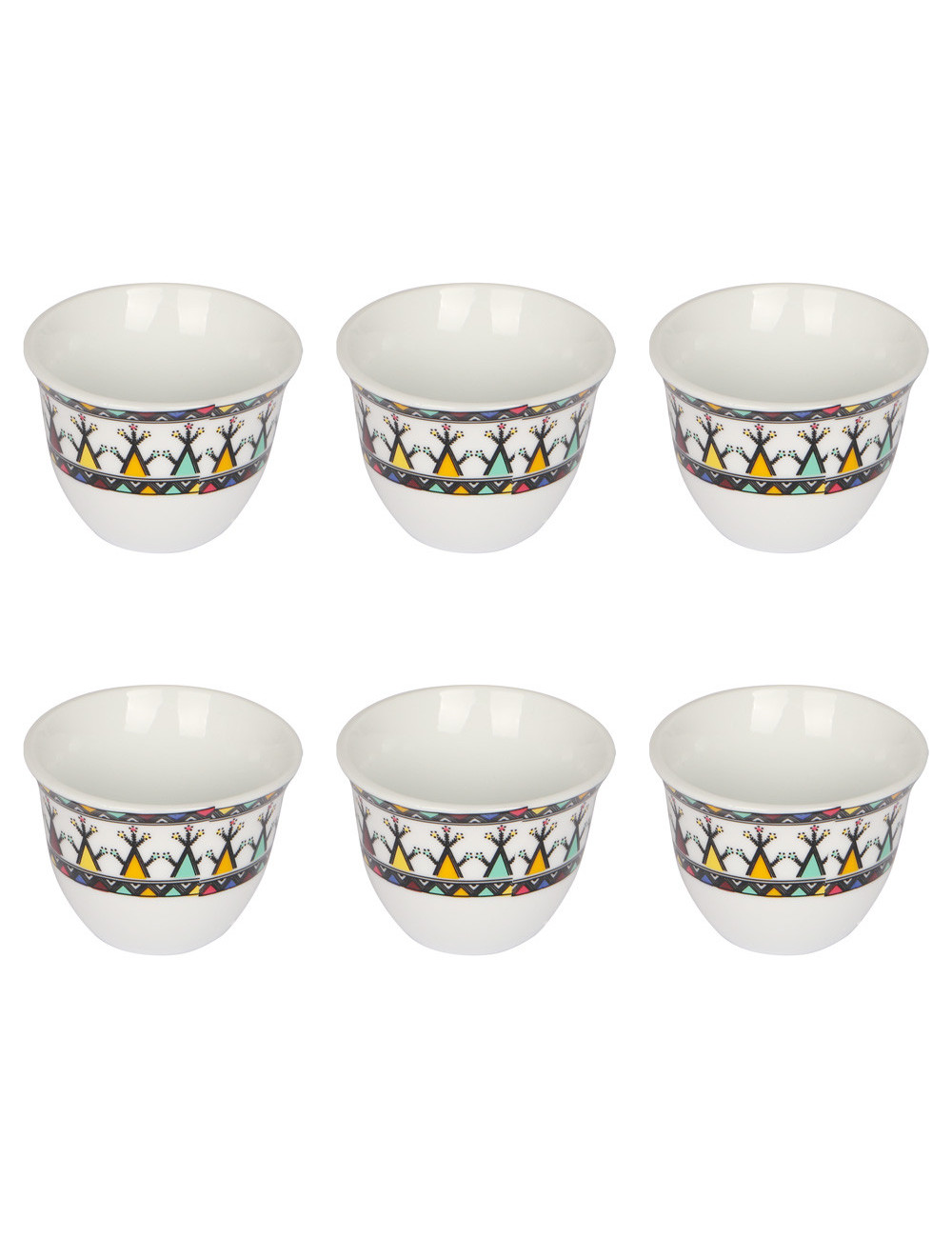 طقم فنجان قهوة عربي 6 حبة