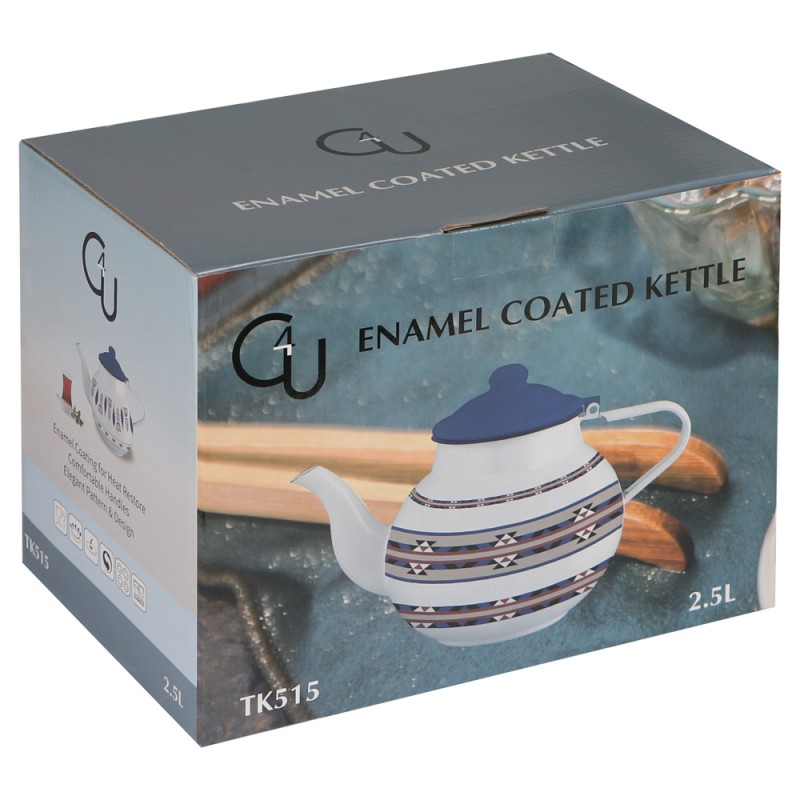Enamel Teapot -Tk515-2.5L