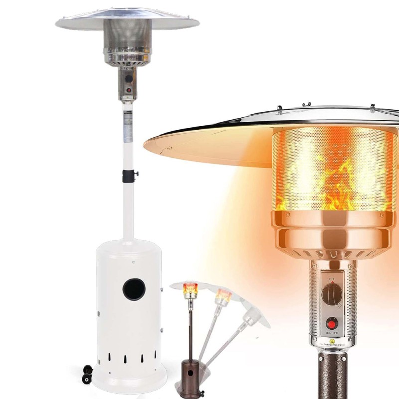 AT-PT04 ADJUSTABLE GAS HEATER WHITE