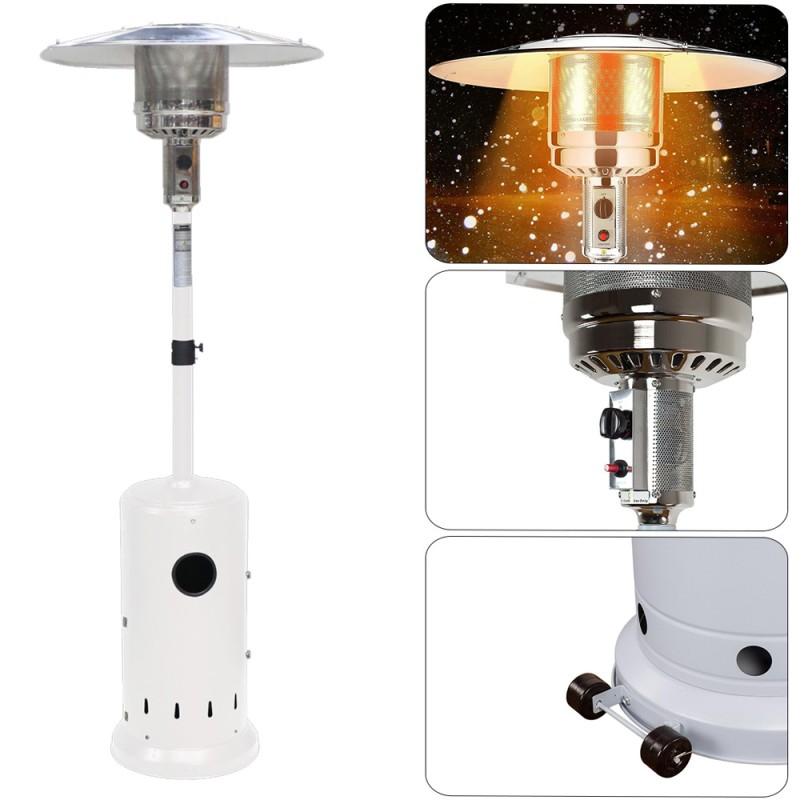 AT-PT04 ADJUSTABLE GAS HEATER WHITE