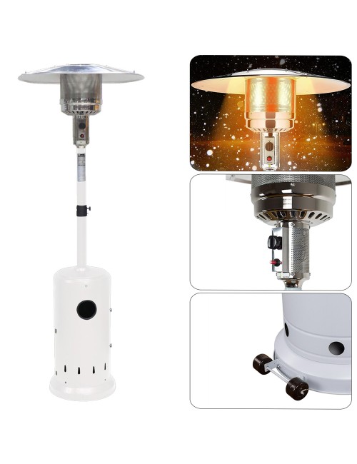 AT-PT04 ADJUSTABLE GAS HEATER WHITE