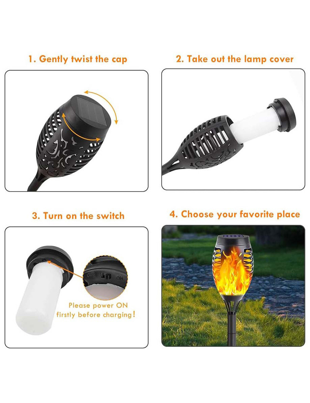 كشاف حديقة صغير