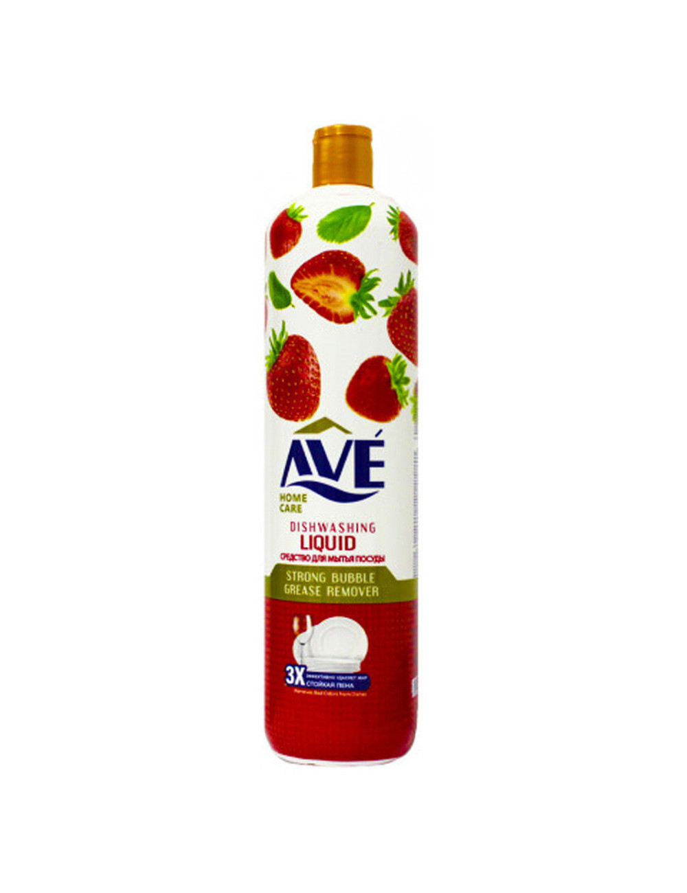 AVE DISH WASHING LIQUID STRAWBERRY 900ML