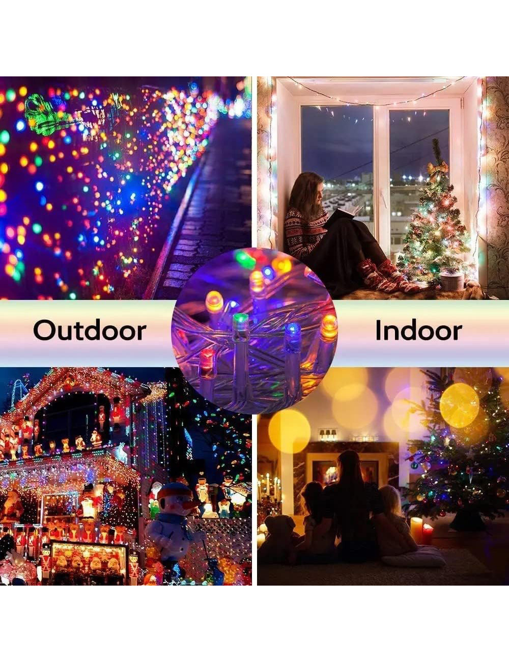 LED روب لايت زينة 50 متر الوان