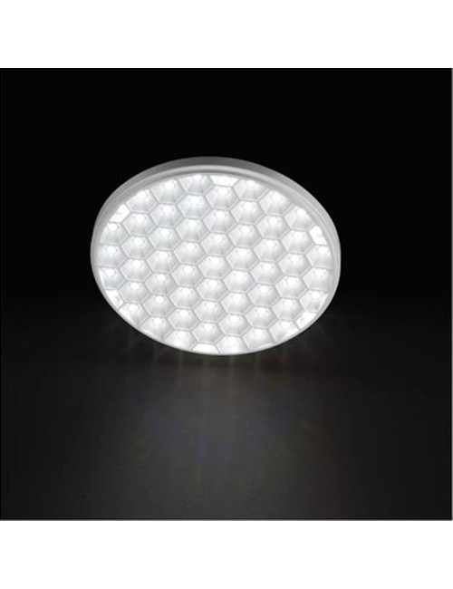 YL-PL-8W-R-65K داون لايت حليبي متعدد القياسات ابيض