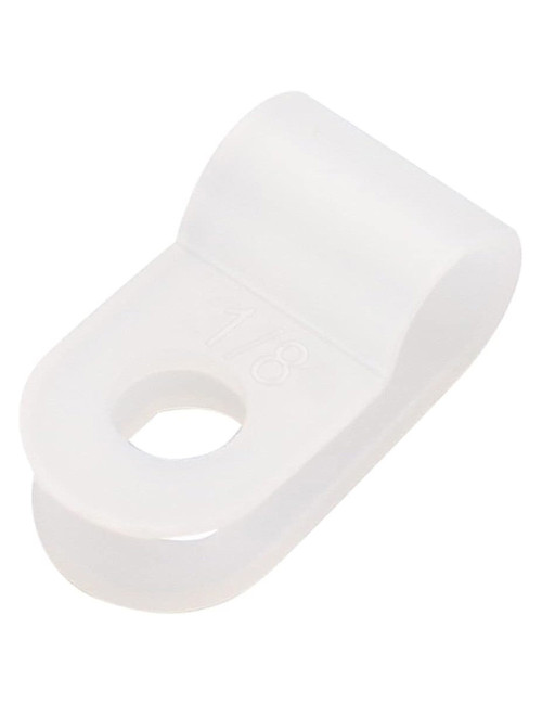 JAS R TYPE CABLE CLAMP WHITE 1/8