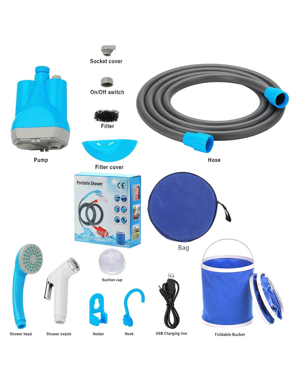 GFS-1203 PORTABLE SHATTAF ORANGE BIG