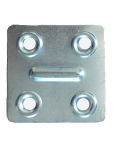 JM006 DOUBLE HOLE FLAT BRACE CORNER 48x48x1.2MM
